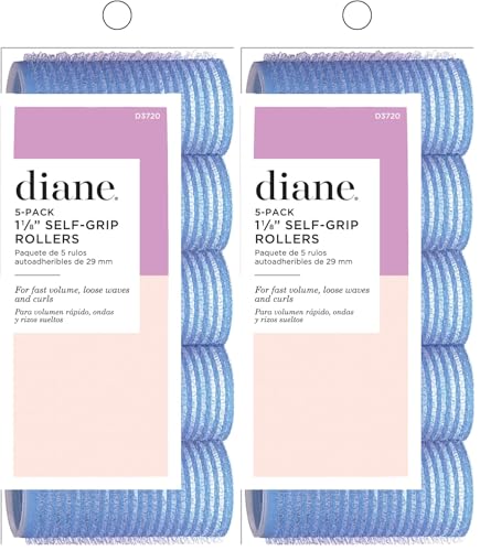 Diane D3720 Self Grip Rollers, Blue