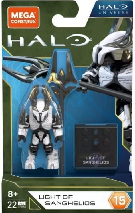 Mega Construx Halo Heroes Series 15 Complete Set of 5 Buildable Action Figures