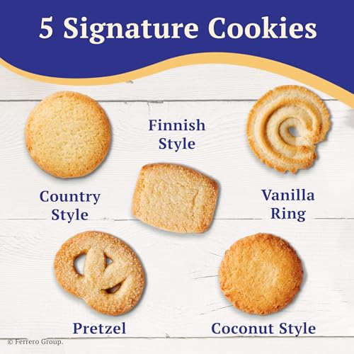 Royal Dansk Butter Cookies, Premium Assorted Cookies Made with Real Butter, Great for Sharing and Hosting, 12 oz