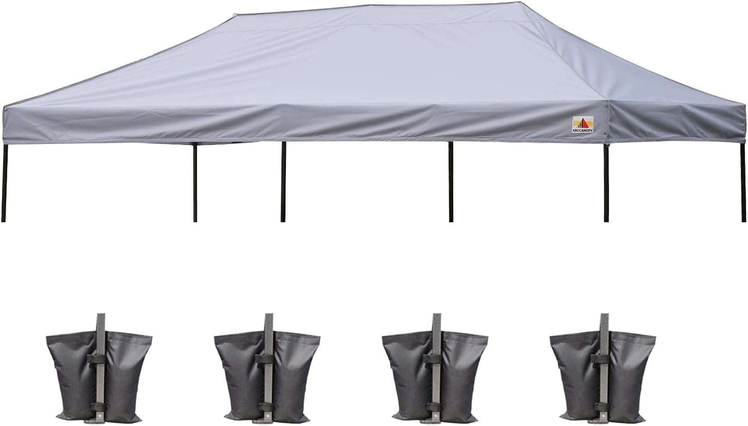 ABCCANOPY Replacement Canopy Top for Pop Up Canopy Tent 10x10 White