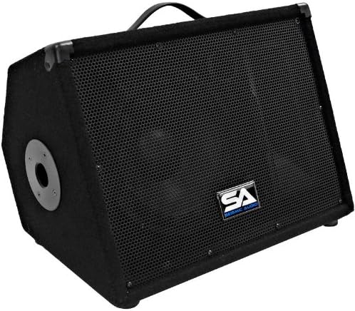 Seismic Audio - SA-10M.3 - Pro Audio 10 Inch 2-Way Floor Monitor Stage Speakers PA/DJ Church - 200 Watts