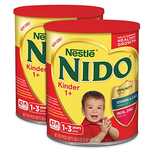 Nido NESTLE Kinder 1+ Powdered Milk Beverage 1.76 lb. Canister