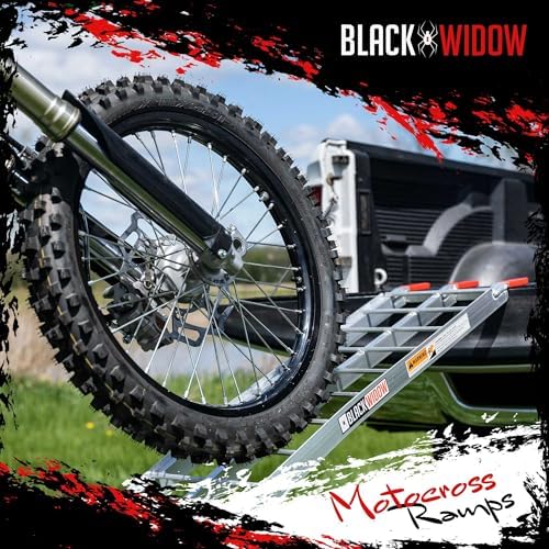 Black Widow 7' 5" Motorcycle Dirt Bike Loading Ramp 750 lb Cap
