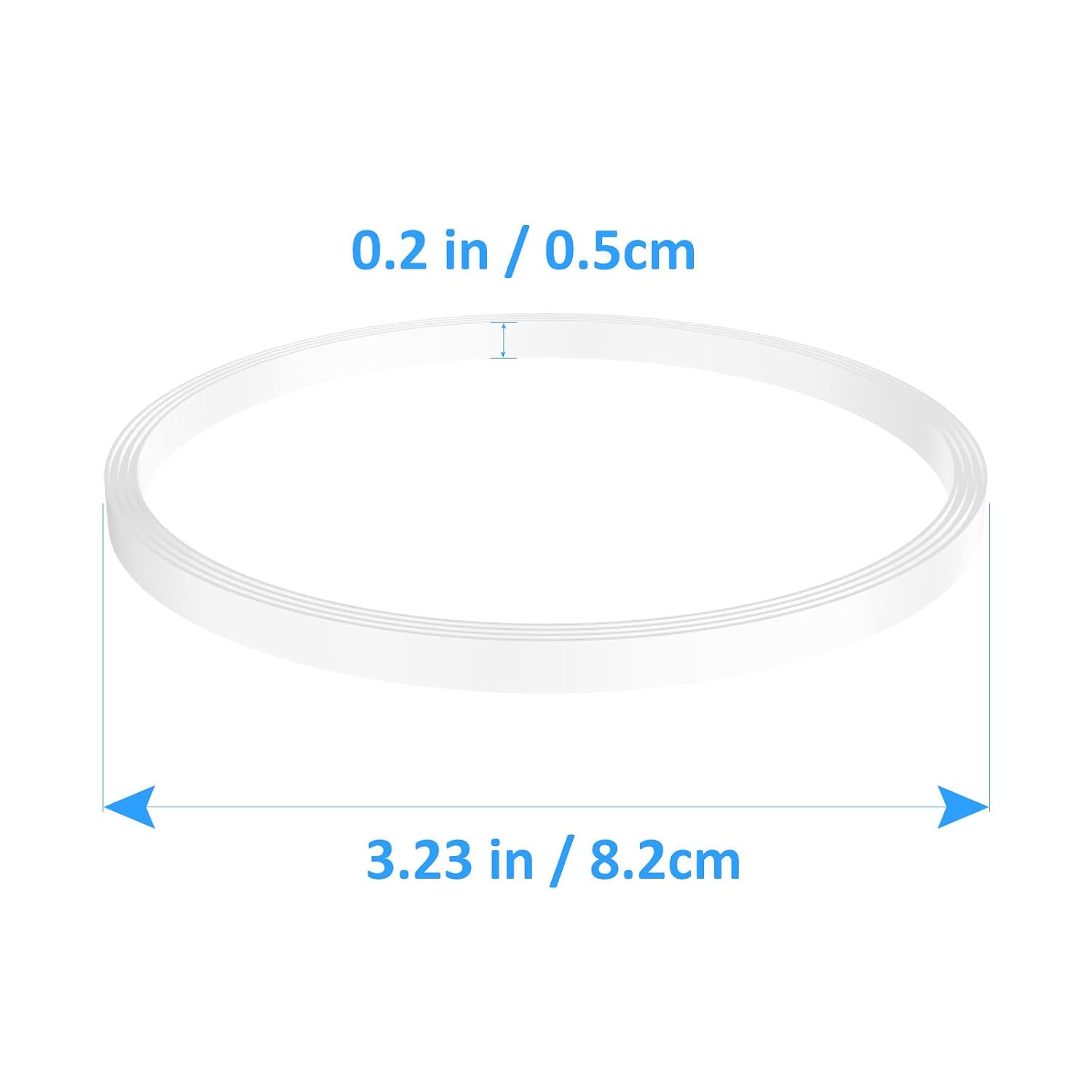 3.94-inch Blender Rubber Gaskets Fit for Ninja Blender, 5 Pack