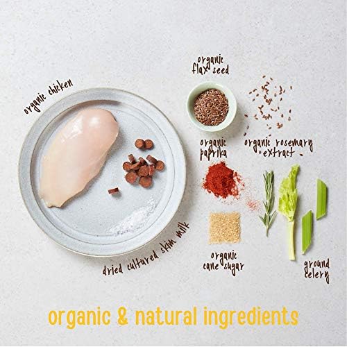 Full Moon USDA Organic Chicken Training Treats Healthy All Natural Dog Treats Human Grade 175 Treats 6 Ounce (Pack of 1) | Organic Chicken, Human Grade, No corn, No wheat, No soy, Glycerin Free, Made in the USA
