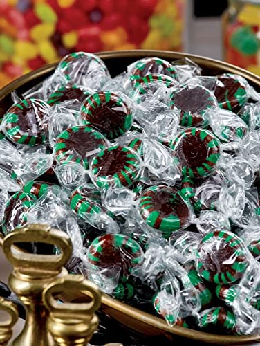 Starlight Chocolate Mints 2 Lbs Bulk Hard Candy Discs Approximately 160 Pieces