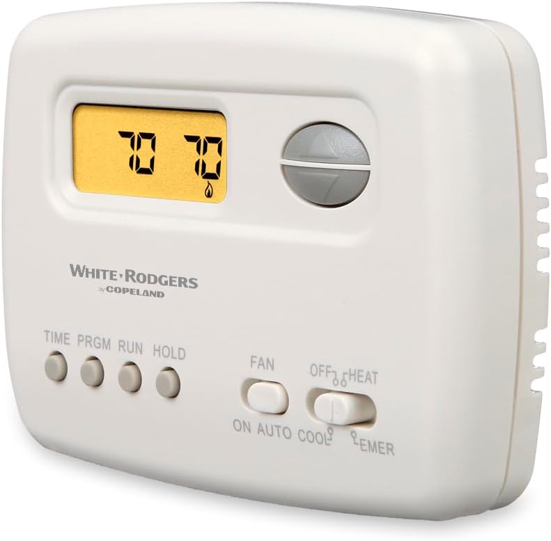 White-Rodgers 70 Series 5-2 Day Digital Programmable Thermostat, 1F72-151