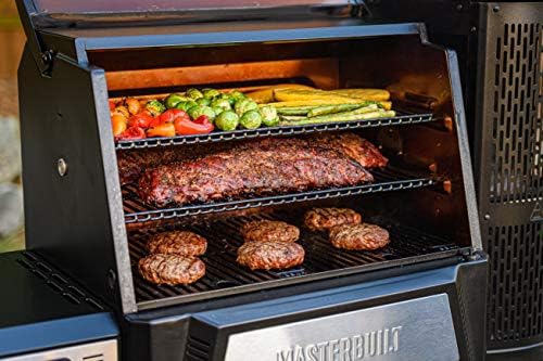 Masterbuilt® Gravity Series 560 Digital Charcoal Grill and Smoker Non-Stick Porcelain-Coated Warming Rack Accessory Insert 2-Pack in Black