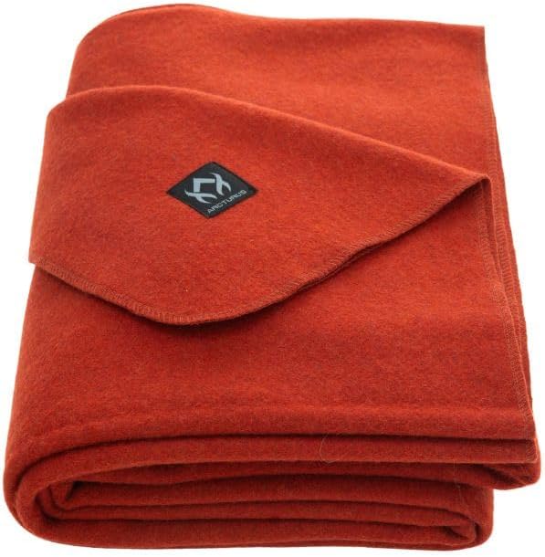 Arcturus Military Wool Blanket - Warm, Thick, Washable - Great for Outdoors, Camping, Stadium Blanket, Picnics, Travel - Car & Bushcraft Survival Kits