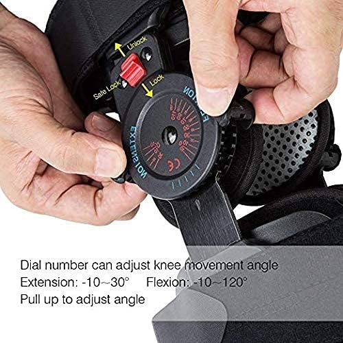 kefit Hinged Knee Brace Rom, Knee Support for Torn Acl, Meniscus Tear, Pcl, Surgery Recovery, Adjustable Post Op Knee Immobilizer