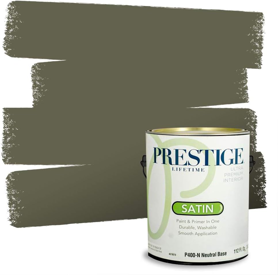 PRESTIGE Interior Paint and Primer in One, Garden Sage, Eggshell, 1 Gallon