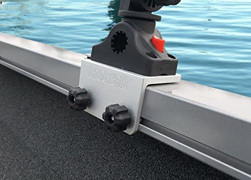 Brocraft Power Lock Rod Holder for 90 Degree Boat and Versatrack Track Systems