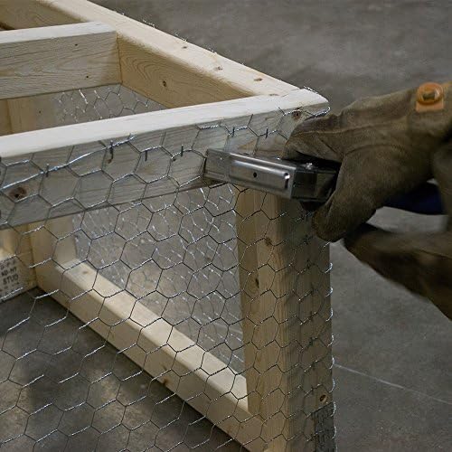 YARDGARD 2 Inch Poultry Netting, Chicken Wire Fence, 20 Gauge Galvanized Steel, Rabbit Fencing, Bird Enclosures, Garden Protection and Plant Support, 48 Inches x 150 Feet