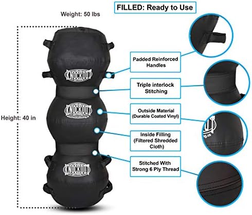 MACS Filled Ground and Pound Grappling Dummy for MMA Submission Fitness Punching Kickboxing Tackling BJJ Training Boxing Wrestling Practice for Kids
