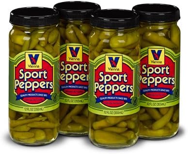Vienna Chicago Style Sport Peppers 12oz (4 Pack)