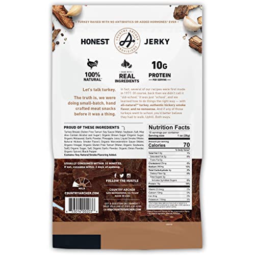Archer Hickory Smoke Turkey Jerky, 2.5 OZ