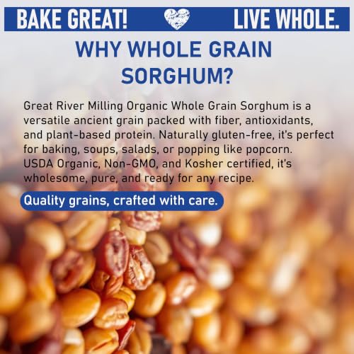 Great River Milling Whole Grain Sorghum, 25 lb