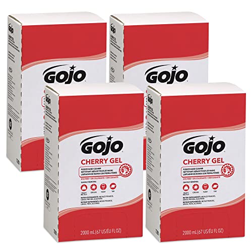 Gojo Cherry Gel Pumice Hand Cleaner, Pump Bottle, 1ct x 1 Gal - 2358-02
