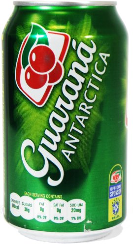 Guaraná Antárctica Soft Drink - 12 Pack - 11.83 FL.Oz - Refrigerante Guaraná Antárctica Lata 350ml - 12x1