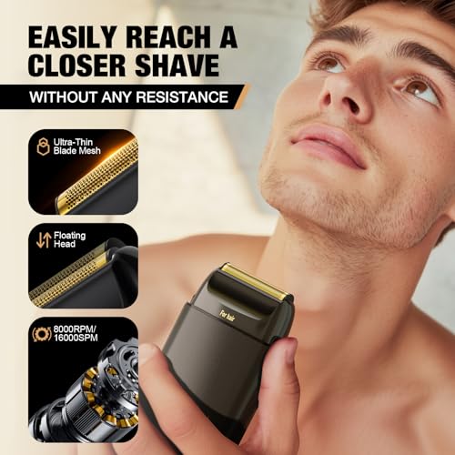 SUPRENT® PRO Professional Hair Clippers for Men- Hair Cutting Kit & Zero Gap T-Blade Trimmer Combo- Cordless Barber Clipper Set with LED Display