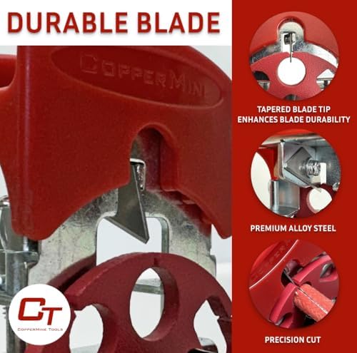 CopperMine CT-102 Manual Copper Wire Stripper Tool, Portable Handheld Wire Stripping Tool for Scrap Copper Recycling