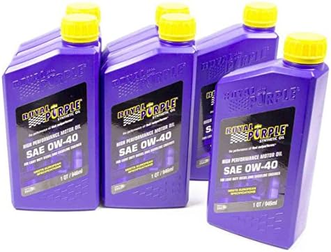 Royal Purple 06484 Motor Oil - 0W40 SM - 6 pack
