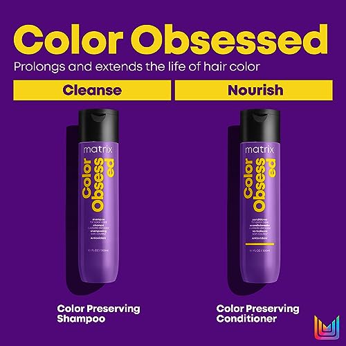 Matrix Color Obsessed Antioxidant Conditioner For Color-Treated Hair - Enhances Hair Colors, Protects Vibrancy and Prevents Fading, Cruelty-Free & Vegan
