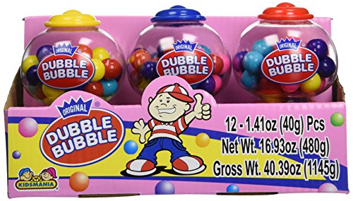 Dubble Bubble Mini Dispenser 12 Pack-1.41 OZ. (40g)