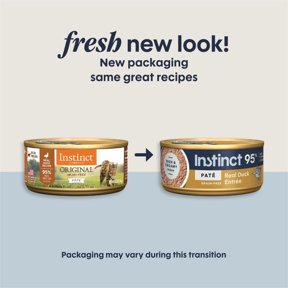Instinct Original Grain Free Real Rabbit Recipe Natural Wet Canned Cat Food, 3 oz. Cans (Case of 24) | Rich & creamy pate texture, high protein, real rabbit, whole-food ingredients, grain-free, hydration support
