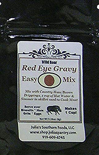 Julia's Pantry Country Ham Hickory Smoked Center Steaks 1# Package with Red Eye Gravy Sample