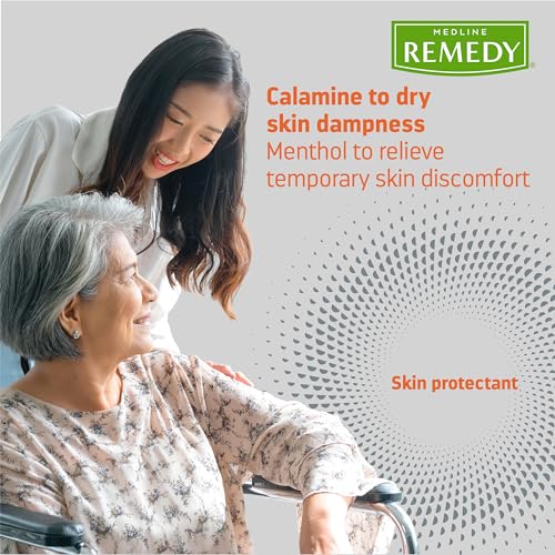 Medline Remedy Specialized Zinc Oxide Paste with Menthol (4 oz Tube), Unscented, Calamine, Incontinence Care, Diaper Rash, Wetness Protection