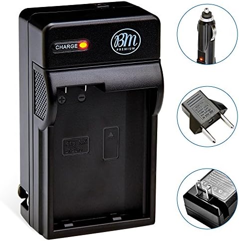 Battery Grip Kit for Nikon D850 Digital SLR Camera - Includes Qty 4 BM Premium EN-EL15 Batteries + Rapid AC/DC Battery Charger + MB-D18 Replacement