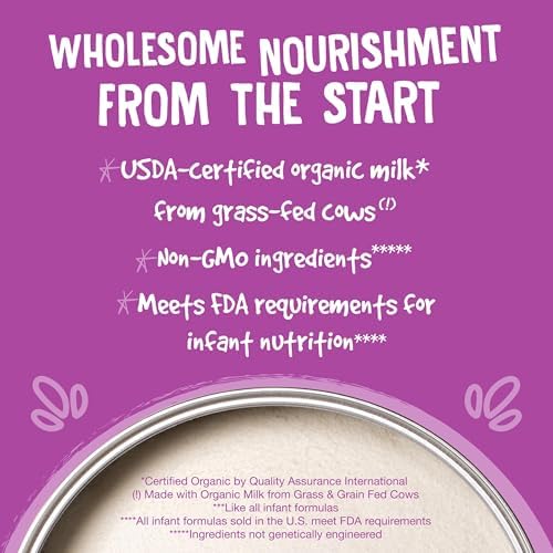 Earth's Best Organic Sensitivity Infant Formula for Babies 0-12 Months, Reduced Lactose Powder Formula with Iron, Omega-3 DHA, and Omega-6 ARA, 32 Ounce Value Container