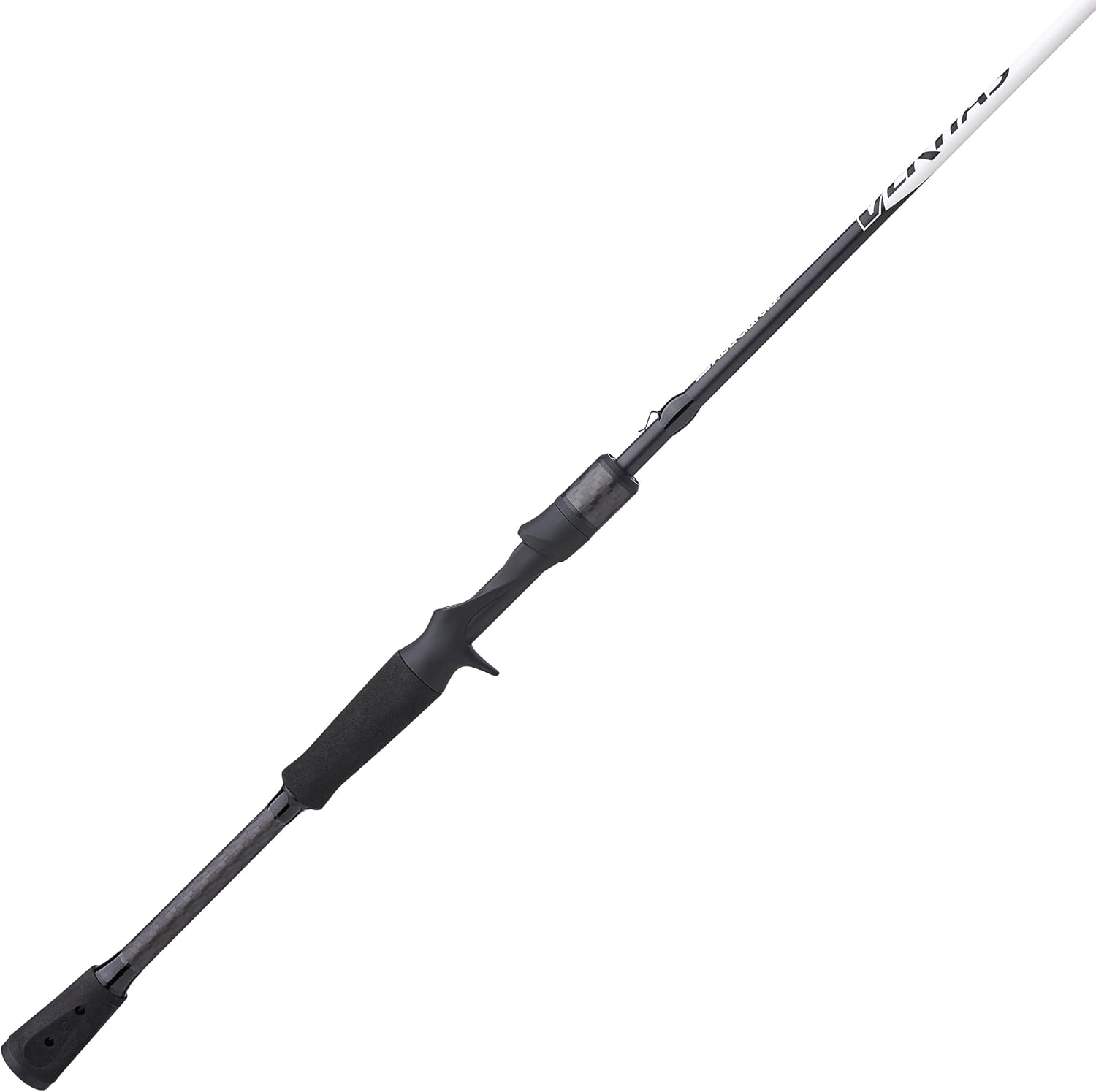 Abu Garcia Veritas Casting BFS Fishing Rod, Balanced and Lightweight Rod, Powerlux 100 Construction, Custom Ergonomic Reel Seat