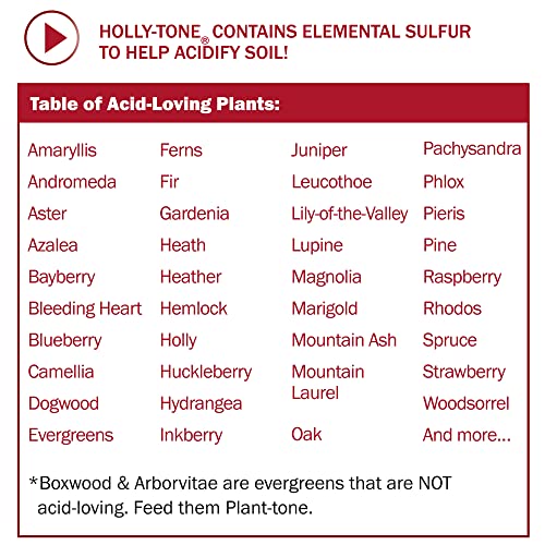 Espoma Organic Holly-Tone 4-3-4 Evergreen & Azalea Plant Food, 4lb. Bag