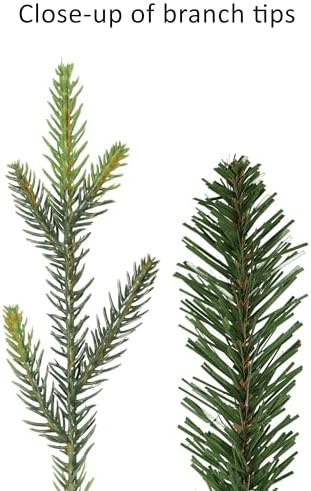 Puleo International 7.5 Foot Pre-Lit Alberta Spruce Artificial Christmas Tree with 1,000 Warm White LED Lights