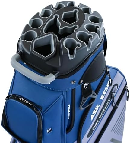 ASK ECHO T-Lock 3.0 Golf Cart Bag, Quiet 14-Way Full-Length Divider