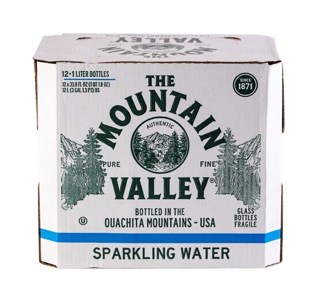 Mountain Valley Water, Water Sparkling, 12pk, 33.8 Fl Oz