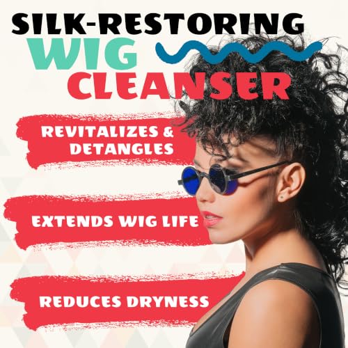 AllDay Locks Synthetic Wig Shampoo, Condition, Detangle & Add Shine, 8 Oz