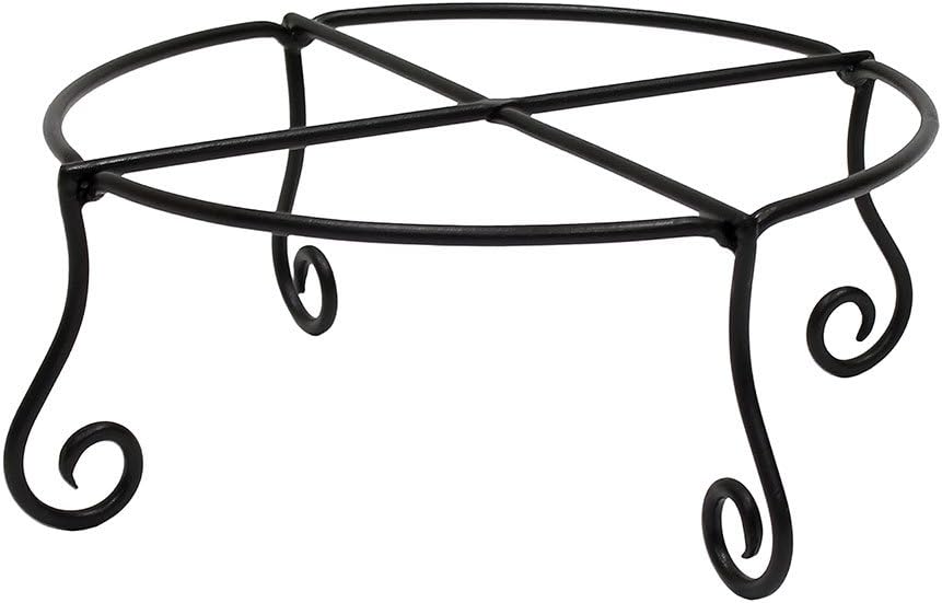 Achla Designs Piazza Flower Pot Plant Stand, Small,Black
