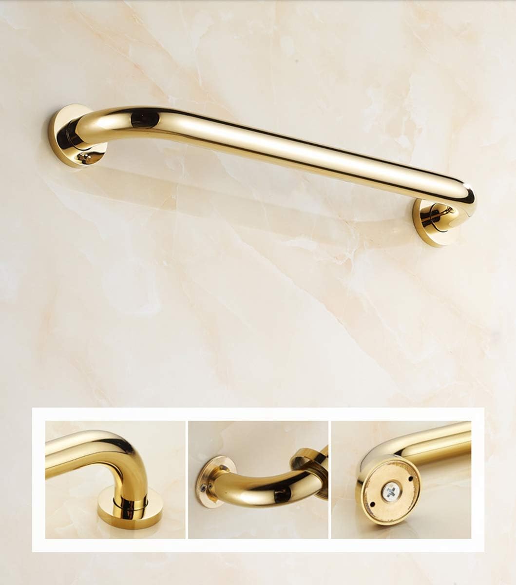 ELLO&ALLO Brushed Nickel Bathroom Shower Grab Bar, Home Care Bath Handrail (12 Inch)