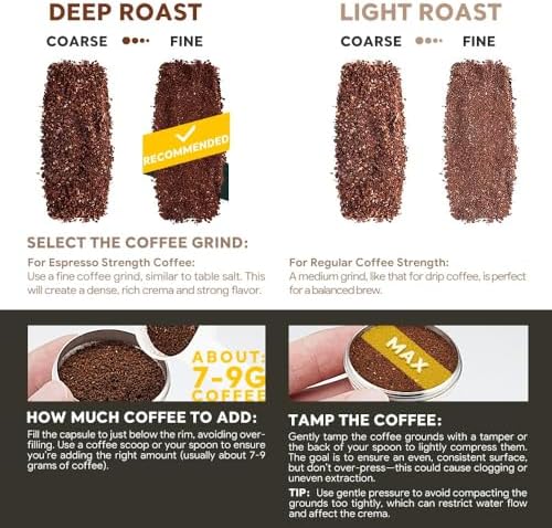 Stainless Steel Reusable Coffee Capsule, Metal Refillable Coffee Pod Brewing Espresso 70ML/2.40Z(SMALL), Compatible with N-espresso Ver-tuoPlus XN903/XN900 / Vertuo-line GCA1/ENV135/ENV150