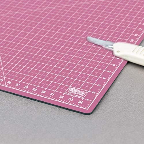U.S. Art Supply 24" x 36" Self-Healing Cutting Mat 5-Ply - Double-Sided White/Blue Craft Mat, Non-Slip Cutting Mats for Crafts, Sewing, Quilting, Scrapbooking | Double-Sided White/Blue Craft Mat, Non-Slip Cutting Mats for Crafts, Sewing, Quilting, Scrapb…