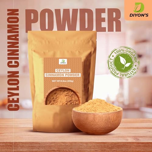 Ceylon Cinnamon Powder 1.7oz (50g) premium grade 100% From Sri Lanka,Packed With resealable Pouch.