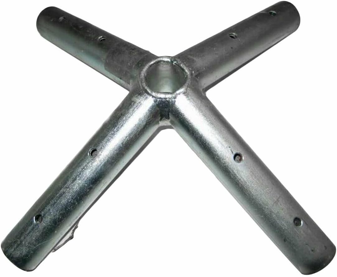 4 Way Crown Steel Replacement Premium Frame Tent Fitting | For Premium West Coast Frame Style Party Tents | Part Fits 10' x 10' and 15' x 15' Tent Frames