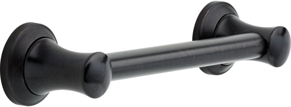 Delta Faucet 41712-CZ Transitional 12-Inch Grab Bar with Concealed Mounting, Champagne Bronze
