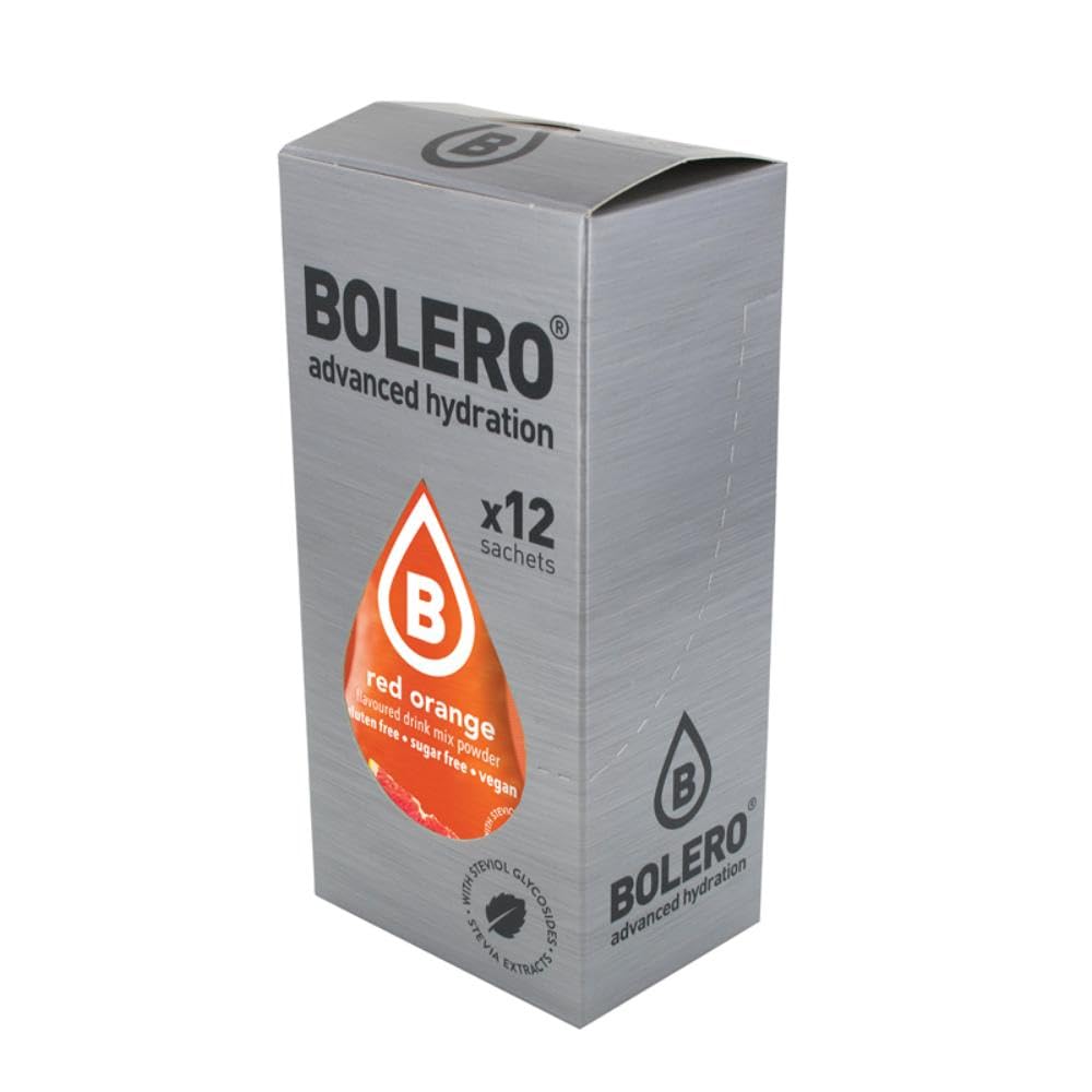 Bolero- Sugar Free Drink Mix Packets Pomegranate Fruit Flavors | Powdered Flavored Water Packets | 12 Large Sachet On The Go Packets