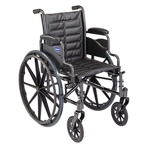 Invacare TREX20RP Series Tracer EX2 Standard Folding Wheelchair for Adults with 20" Seat Width and Desk Arms