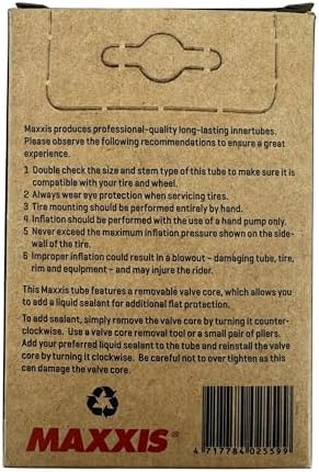 Maxxis 27.5" x 1.90-2.35" Welter Weight Bicycle Inner Tube | Presta or Schrader Valves | Puncture Resistant | MTB Bike Tube