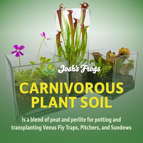 Josh's Frogs Carnivorous Plant Soil, 1 Quart | Venus Fly Traps/Pitchers/Sundews